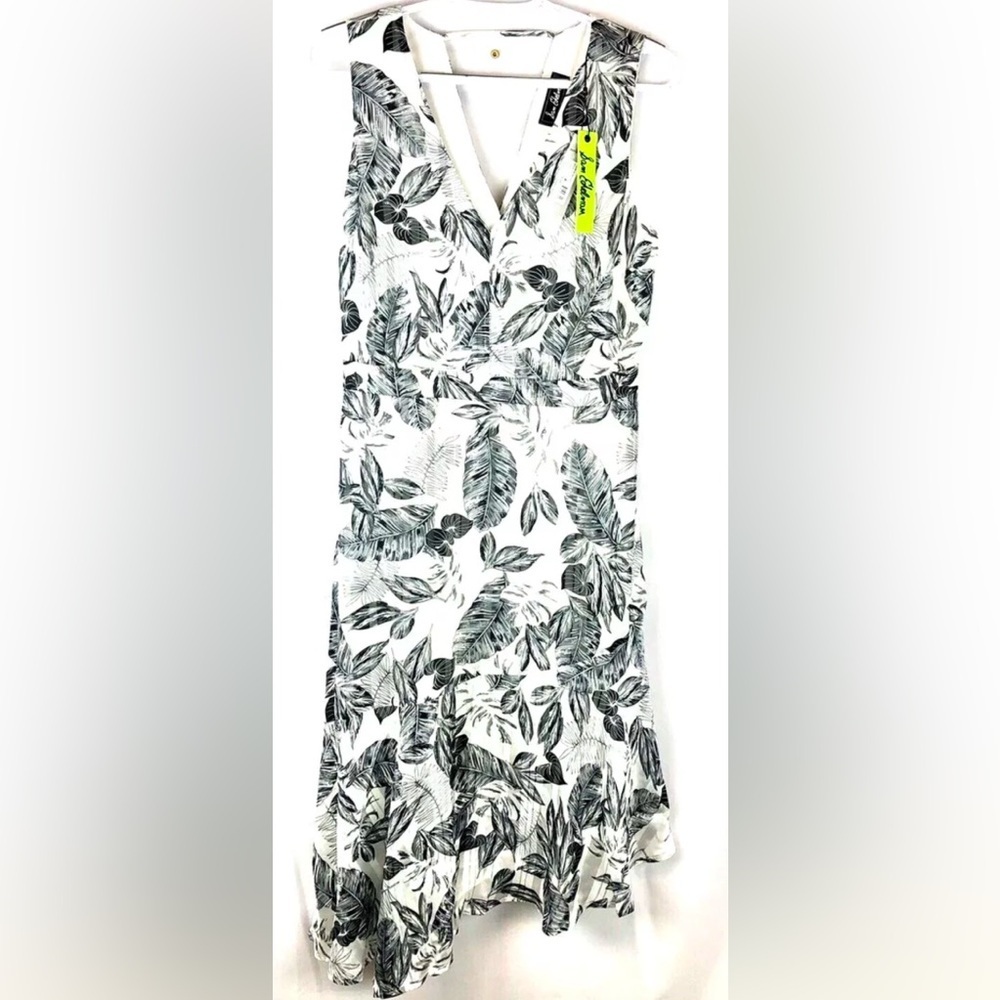 Sam Edelman Women’s Black/White Sleeveless Midi Dress Size 6